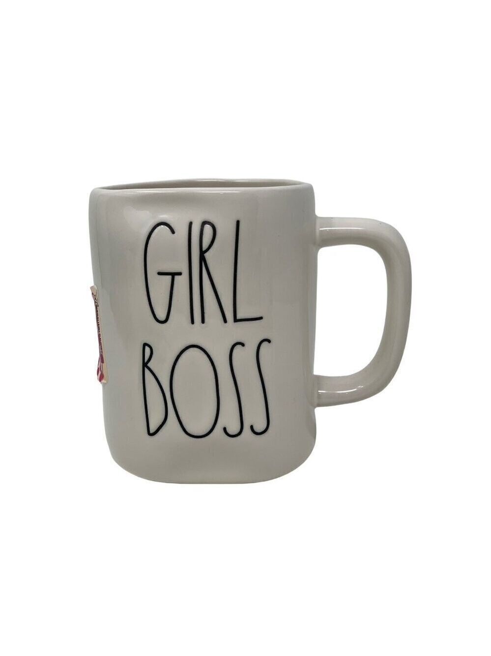 Rae Dunn GIRL BOSS Mug Original Ceramic Stoneware 16 oz Coffee Cup RD Kitchen